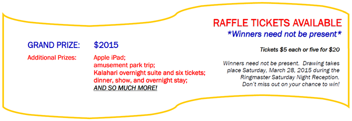 2015 Raffle Tickets Available