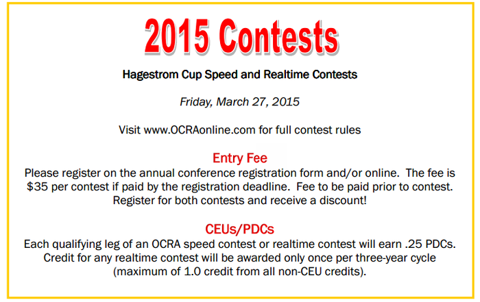2015 Contest Info