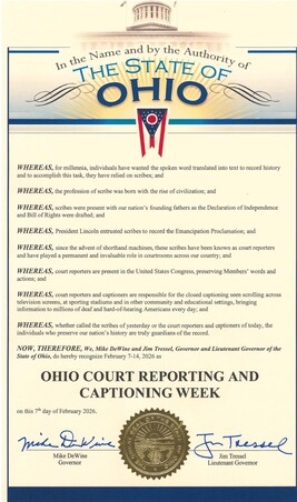 Official Proclamation Photo