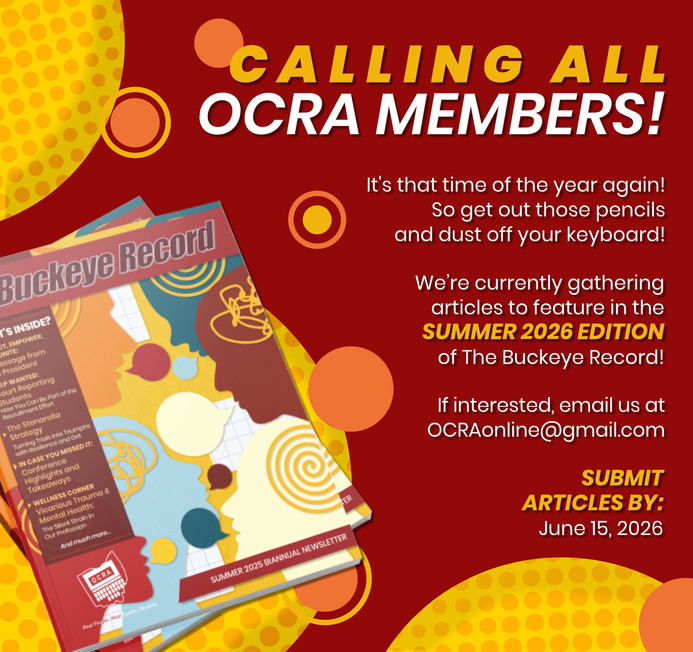 Ocra Buckeye Record Article Recruitment Ad Summer2026 Fb